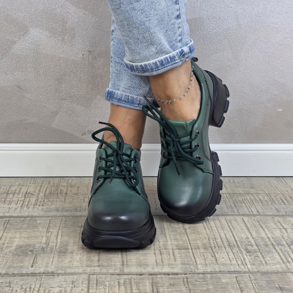 Pantofi dama casual FORMAZIONE piele naturala PC2447 - Img 5