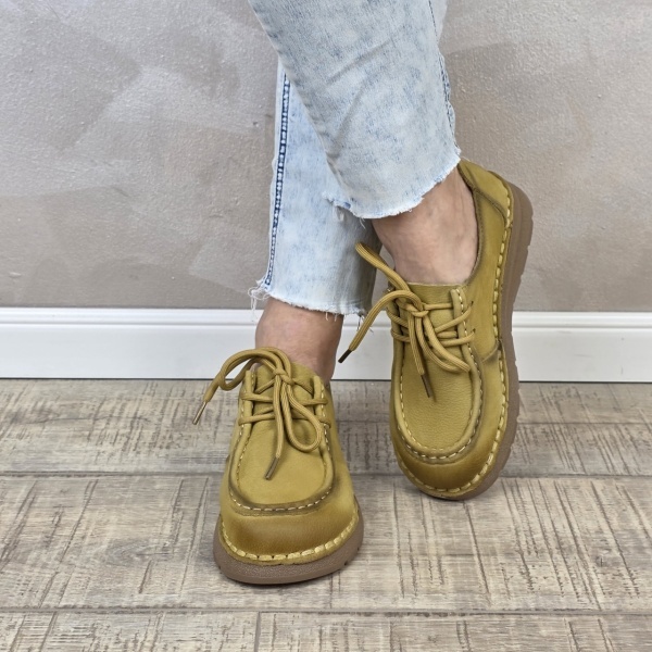 Pantofi dama casual Franco piele naturala PC2384 - Img 4