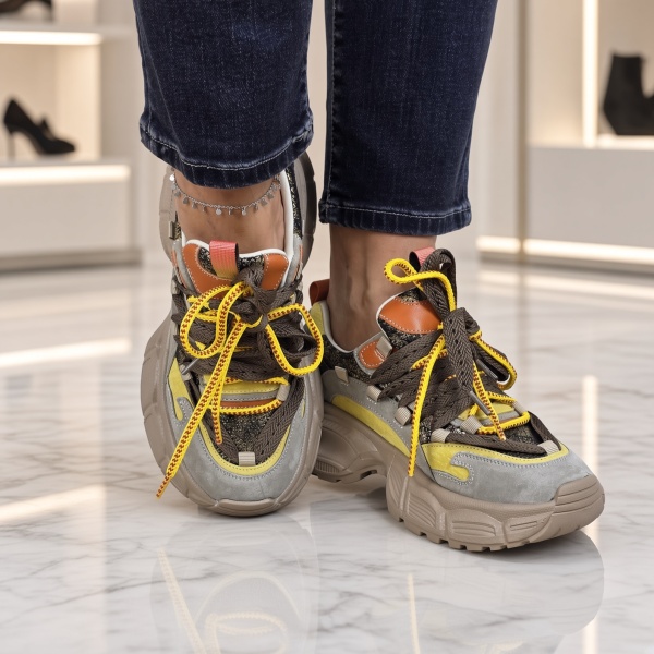Pantofi dama sport FEELING piele naturala PS806 - Img 7
