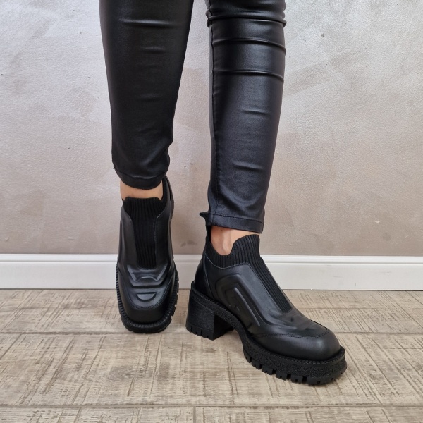 Ghete casual dama Piele naturala MANOS.RO GD2116 - Img 3