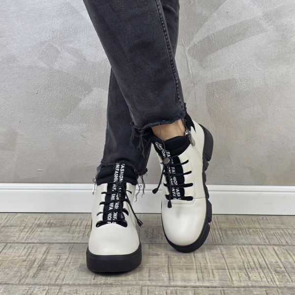 MANOS.RO Ghete dama casual sport piele naturala Filippo GS017 - Img 3