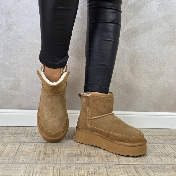 MANOS.RO Ghete dama piele naturala Water Repellent ANA VIOTTI GD2352 - Img 3