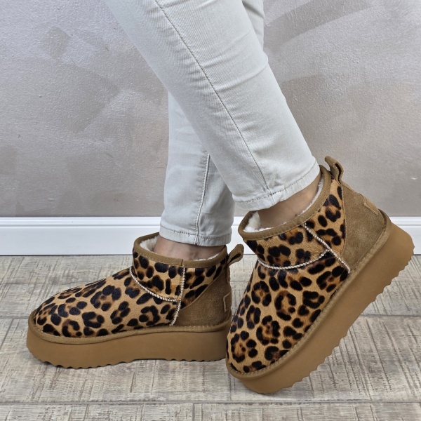 MANOS.RO Ghete dama piele naturala Water Repellent ANA VIOTTI GD2428 - Img 5