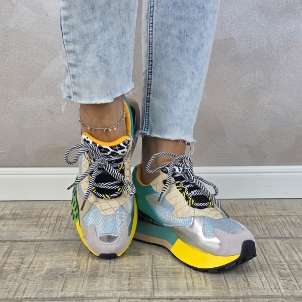 MANOS.RO Pantofi dama casual sport piele naturala FEEL PS801 - Img 5