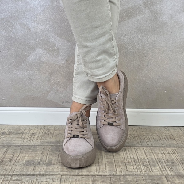 MANOS.RO Pantofi dama casual sport piele naturala FILIPPO PC2356 - Img 3