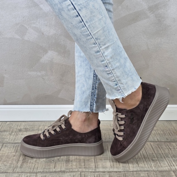 MANOS.RO Pantofi dama casual sport piele naturala FILIPPO PC2368 - Img 4