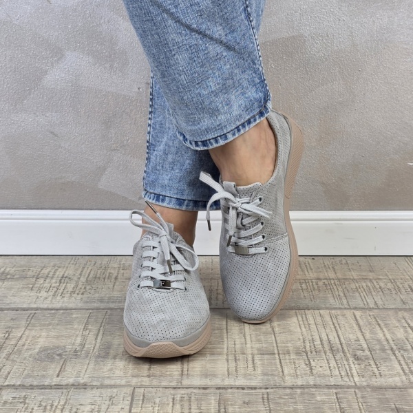 MANOS.RO Pantofi dama casual sport piele naturala FILIPPO PC2430 - Img 2