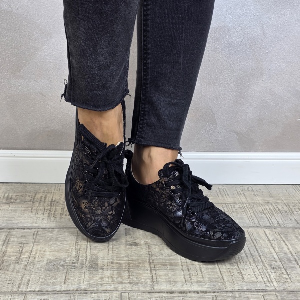 MANOS.RO Pantofi dama casual sport piele naturala FILIPPO PS887 - Img 3