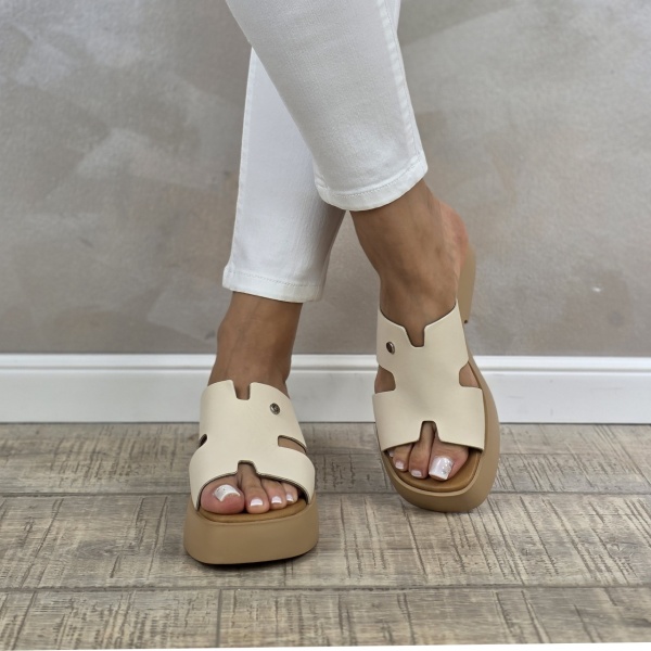 MANOS.RO Sandale dama piele naturala GOLD DEER SP870 - Img 3
