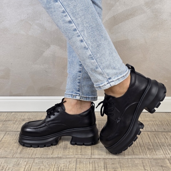 Pantofi dama casual FORMAZIONE piele naturala PC2359 - Img 4