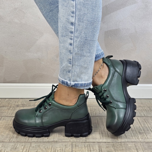Pantofi dama casual FORMAZIONE piele naturala PC2447 - Img 2