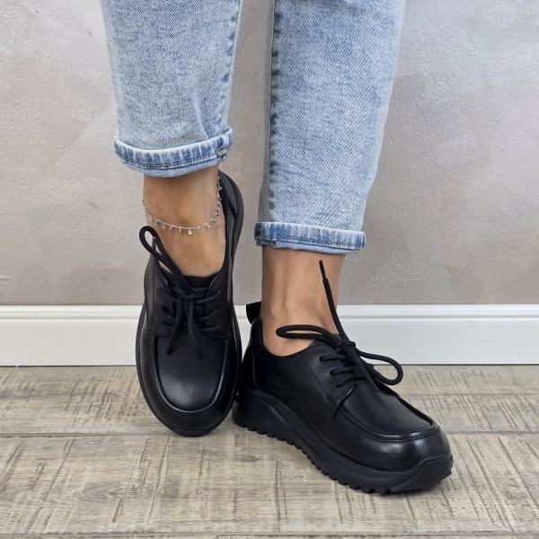 Pantofi dama casual FORMAZIONE piele naturala PC2452 - Img 3