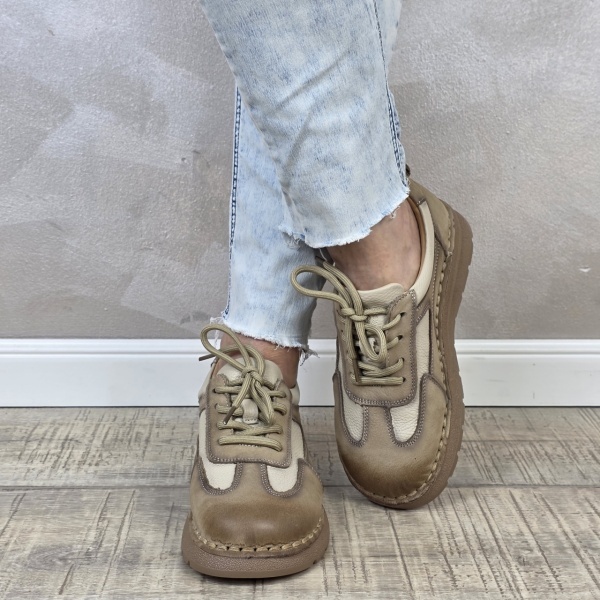 Pantofi dama casual Franco piele naturala PC2347 - Img 4