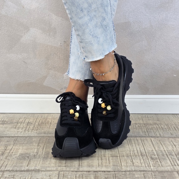 Pantofi dama sport FEELING piele naturala PS815 - Img 3