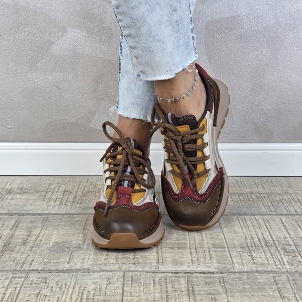 Pantofi dama sport FEELING piele naturala PS819 - Img 4