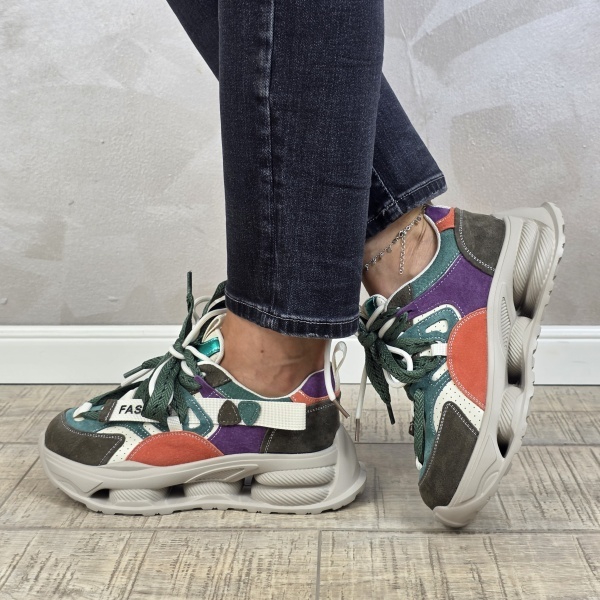Pantofi dama sport FEELING piele naturala PS832 - Img 2