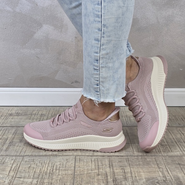 Pantofi dama sport Skechers® Bobs Squad 4 Staple Look beige 117743 BLSH - Img 5