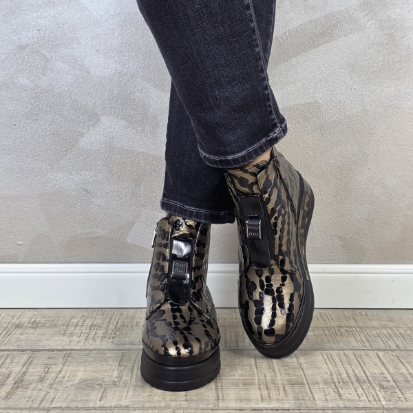 MANOS.RO Ghete dama piele naturala GO233 - Img 3
