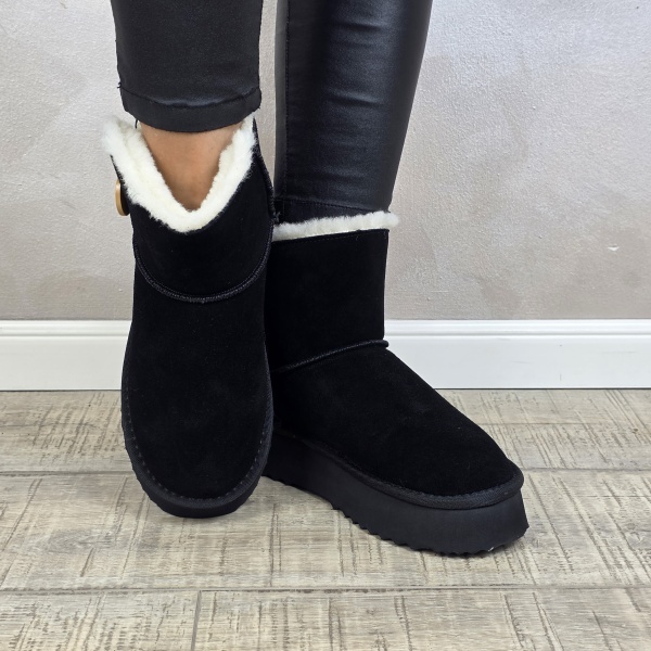 MANOS.RO Ghete dama piele naturala Water Repellent ANA VIOTTI GD2526 - Img 3