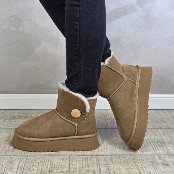 MANOS.RO Ghete dama piele naturala Water Repellent ANA VIOTTI GD2530 - Img 3