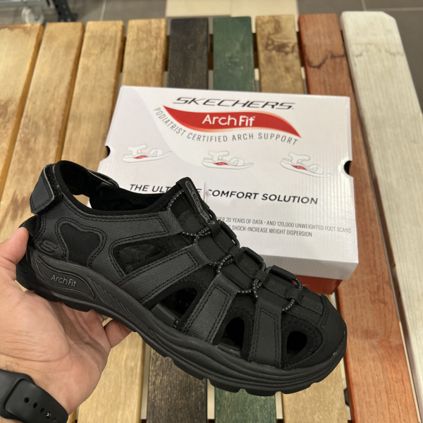 MANOS.RO Pantofi barbati SLIPS-INS Skechers 204348 BLK - Img 4