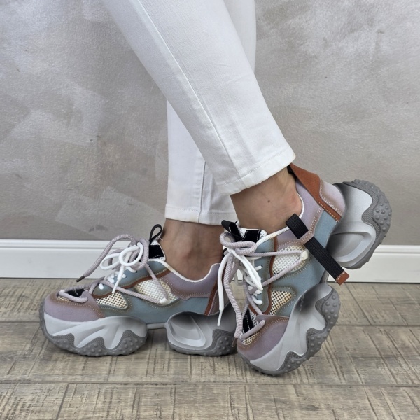 MANOS.RO Pantofi dama casual sport piele naturala FEEL PS749 - Img 5