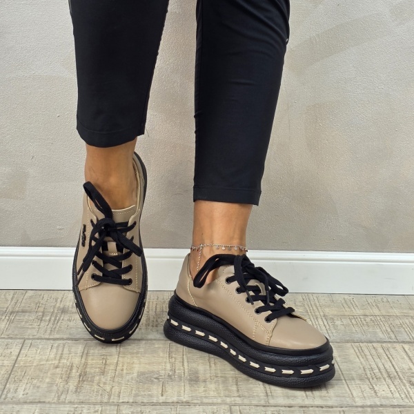 MANOS.RO Pantofi dama casual sport piele naturala Filippo PC2258 - Img 3