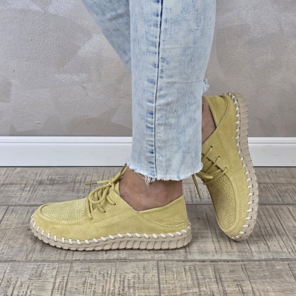 MANOS.RO Pantofi dama casual sport piele naturala FILIPPO PC2392 - Img 3