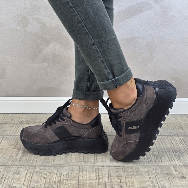 MANOS.RO Pantofi dama casual sport piele naturala FILIPPO PC2461 - Img 2
