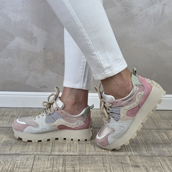 MANOS.RO Pantofi dama casual sport piele naturala Filippo PS742 - Img 4
