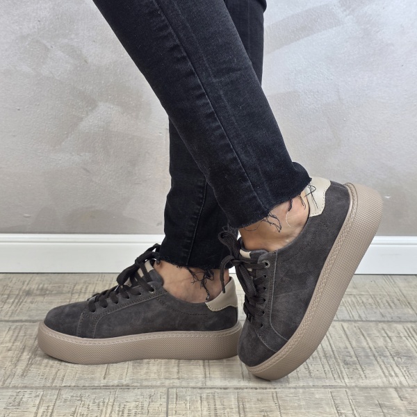 MANOS.RO Pantofi dama casual sport piele naturala FILIPPO PS850 - Img 4