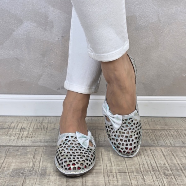 MANOS.RO Pantofi dama piele naturala B646 - Img 2