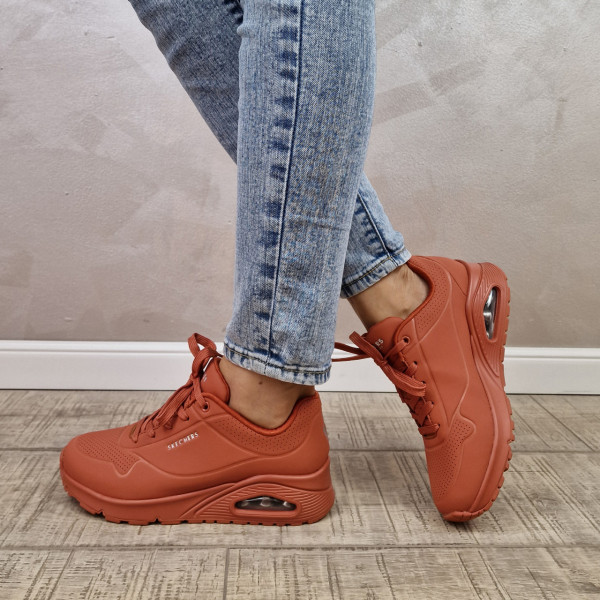 MANOS.RO Pantofi dama sport Skechers® Uno 73690 RUST - Img 3