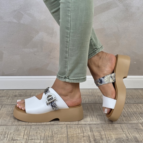 MANOS.RO Sandale dama piele naturala GOLD DEER SP910 - Img 4
