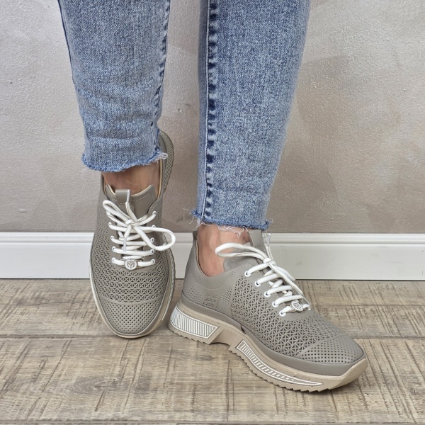 Pantofi casual/sport dama MANOS.RO piele naturala PS698 - Img 3