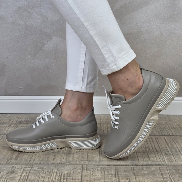 Pantofi casual/sport dama MANOS.RO piele naturala PS700 - Img 2
