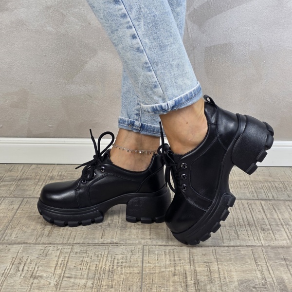 Pantofi dama casual FORMAZIONE piele naturala PC2446 - Img 4