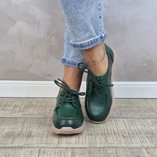 Pantofi dama casual FORMAZIONE piele naturala PC2450 - Img 2