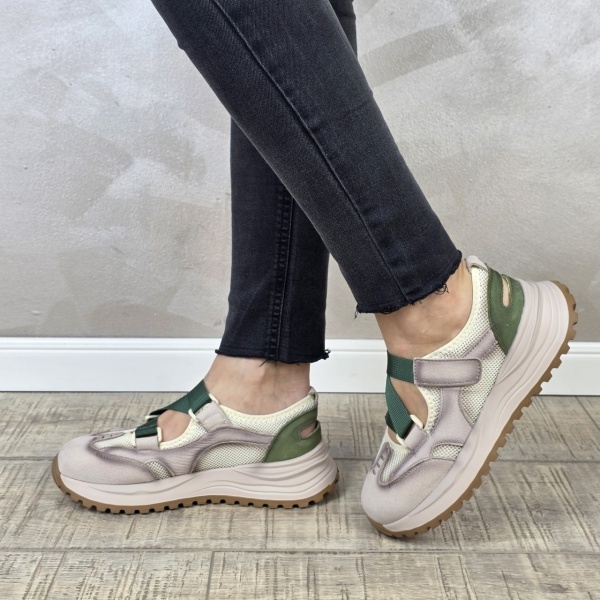Pantofi dama casual Formazione piele naturala PV2146 - Img 5