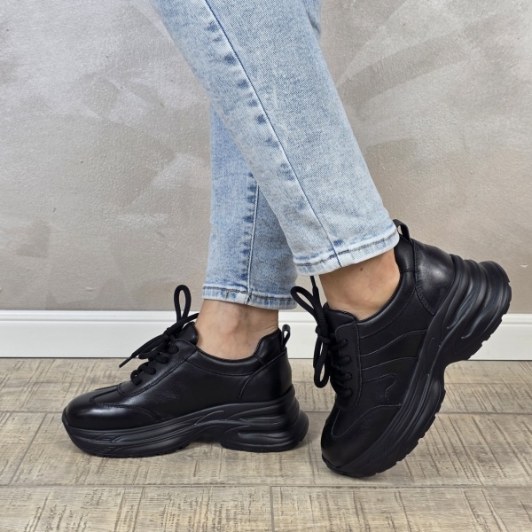 Pantofi dama casual Franco piele naturala PS687 - Img 4