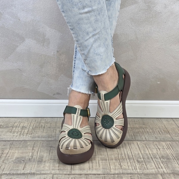 Pantofi dama casual Franco piele naturala PV2156 - Img 2