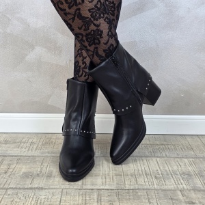 Botine/Ghete dama piele naturala ANNA VIOTTI BT356 - Img 3