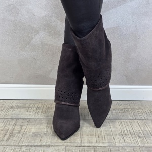 Botine/Ghete dama piele naturala MANOS.RO BT327 - Img 3