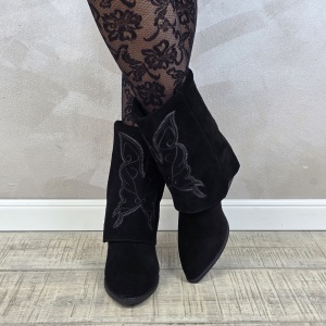 Botine/Ghete dama piele naturala MANOS.RO BT337 - Img 3