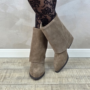 Botine/Ghete dama piele naturala MANOS.RO BT340 - Img 2