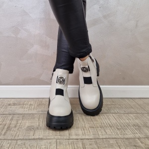 MANOS.RO Ghete dama piele naturala FILIPPO GD2128 - Img 2
