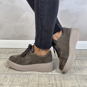 MANOS.RO Pantofi dama casual sport piele naturala FILIPPO PC2465 - Img 2