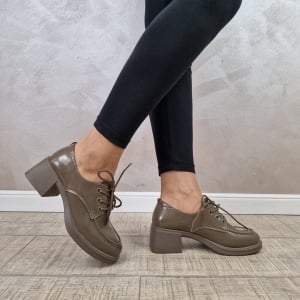 MANOS.RO Pantofi dama Formazione piele naturala PO376