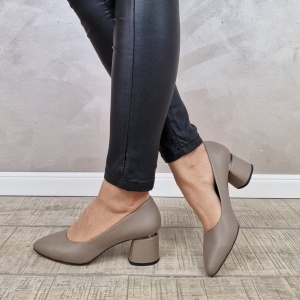 MANOS.RO Pantofi dama GOLD DEER piele naturala PO366 - Img 4