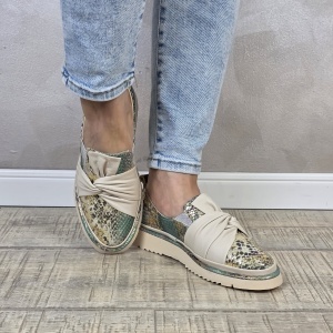 MANOS.RO Pantofi dama piele naturala B667 - Img 2